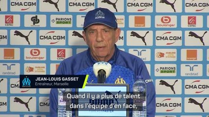 Marseille - Gasset : "Il faut pratiquement faire le match parfait"