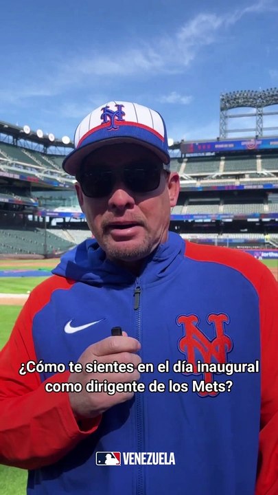 MLB: Carlos Mendoza previo a su primer juego como dirigente de los Mets.