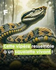 À la découverte de la vipère du Gabon : la plus grosse espèce de vipère au monde !