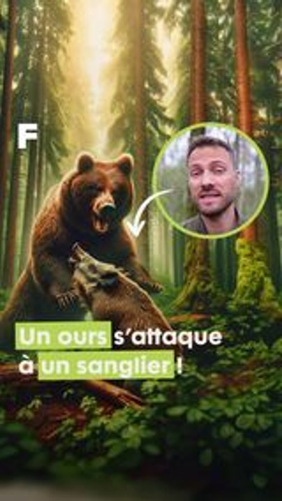 Pourquoi un ours s'attaque-t-il à un sanglier ? #Science #Biodiversité