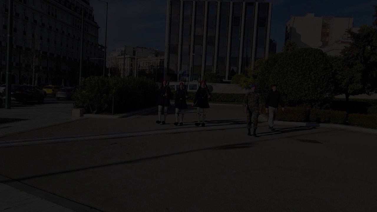 La relève de la garde à Athènes