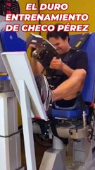 Checo Pérez muestra la dureza de los entrenamientos de la F1