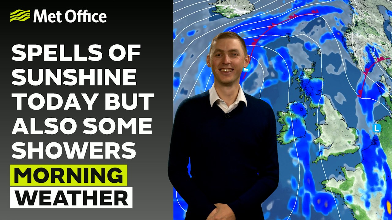 Met Office Morning Weather Forecast 29/03/24 – Further rain with little bit of sun