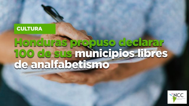 Honduras propuso declarar 100 de sus municipios libres de analfabetismo