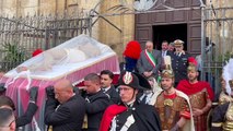 processione della chiesa dei Fornai nel quartiere dell’Albergheria di Palermo