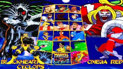Marvel Super Heroes Vs. Street Fighter - Alpha Counter vs Hank