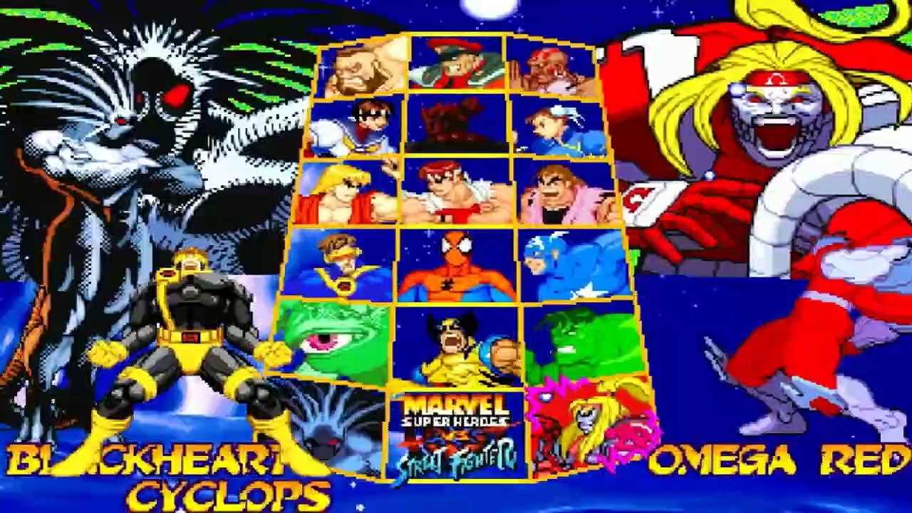 Marvel Super Heroes Vs. Street Fighter - Alpha Counter vs Hank