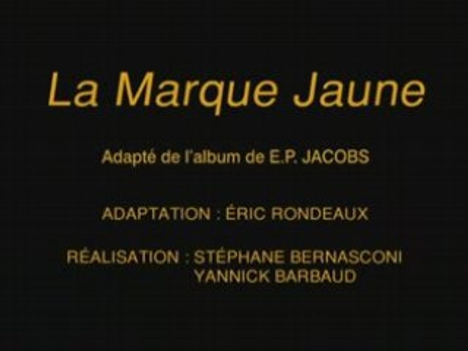 Blake et Mortimer, La marque jaune (1/3)