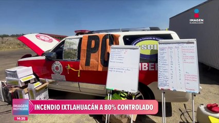 Incendio Ixtlahuacán a 80 % contralado | #ImagenNoticiasGDL con #FabiolaAnaya.