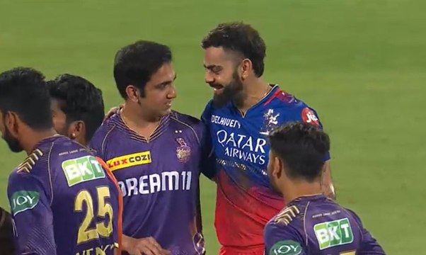 RCB vs KKR: Gautam Gambhir and Virat Kohli Together