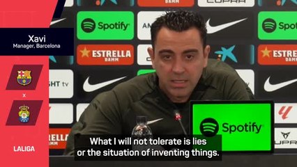 'I won't tolerate lies' - Xavi on suing journalists