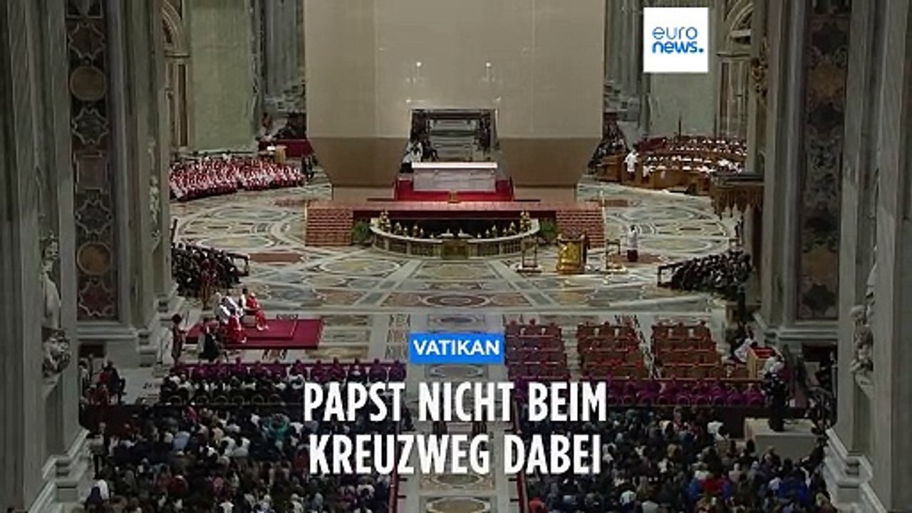 Vor Ostern: Papst (87) nicht beim Kreuzweg ums Kolosseum in Rom dabei