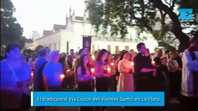 El tradicional Vía Crucis del Viernes Santo en las calles de La Plata