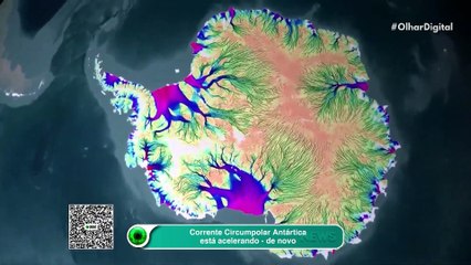 Corrente Circumpolar Antártica está acelerando – de novo