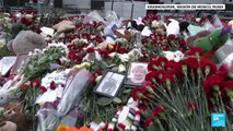 Una semana después de los atentados terroristas en Moscú, los rusos lloran a sus víctimas