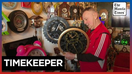 German collector turns back time as clocks go forward