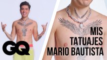 Mario Bautista nos da un tour de sus tatuajes