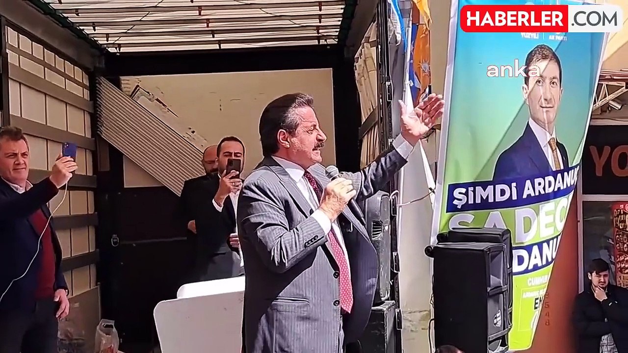 AKP Milletvekili Faruk Çelik, Artvin-Ardahan yolunun bitirilmemesine tepki gösterildi