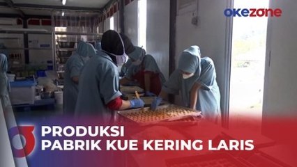 Produksi Pabrik Kue Kering di Bandung Meningkat Menjelang Lebaran