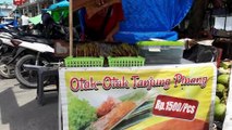 YUMMY TRADITIONAL INDONESIAN SNACKS OTAK OTAK FROM FISH INDONESIAN STREET FOOD