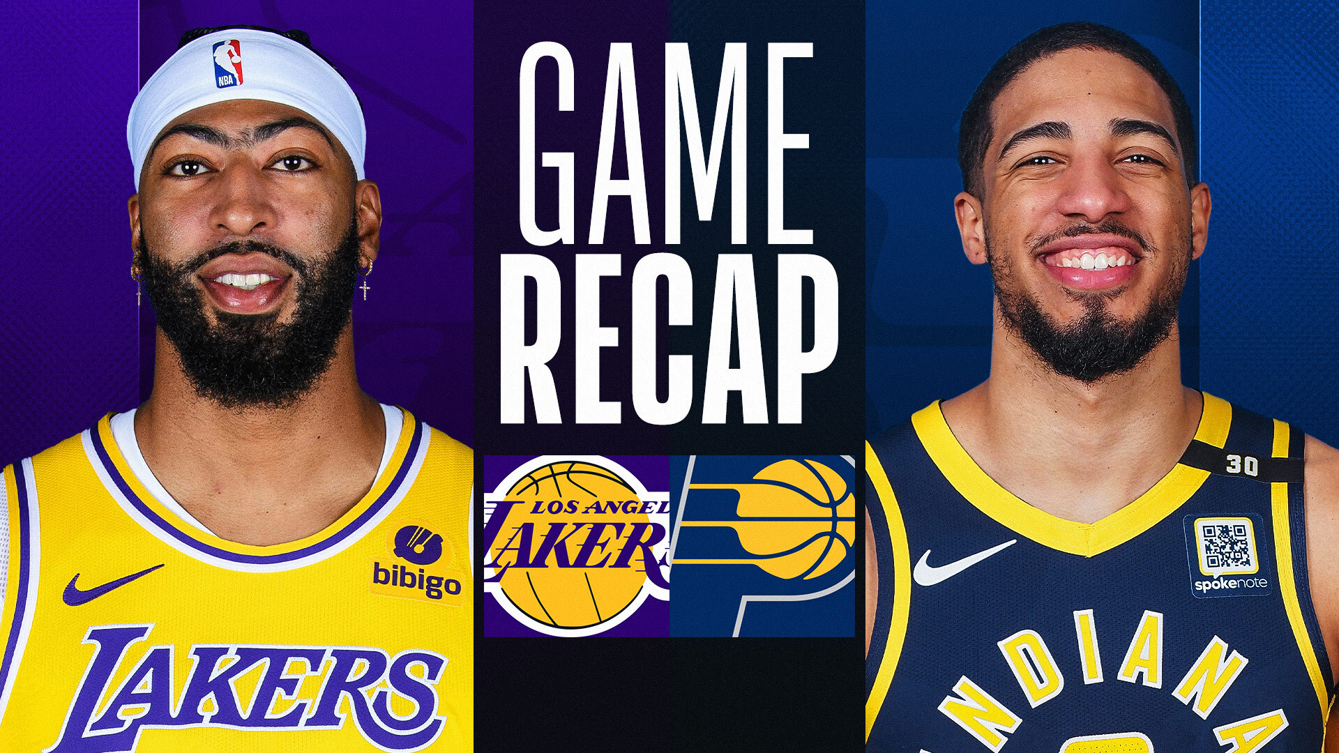 Game Recap: Pacers 109, Lakers 90
