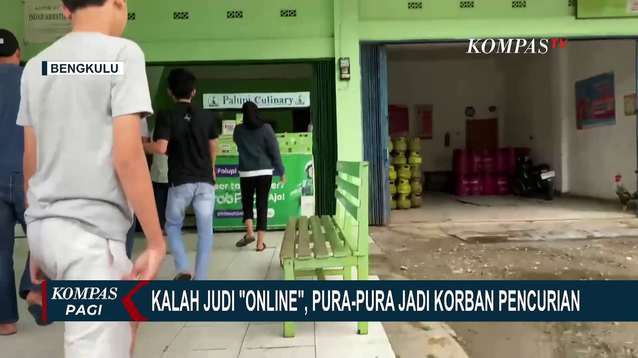 Pria Kalah Judi Online Gelapkan Uang Kas Kantor dengan Pura-Pura Jadi Korban Pencurian