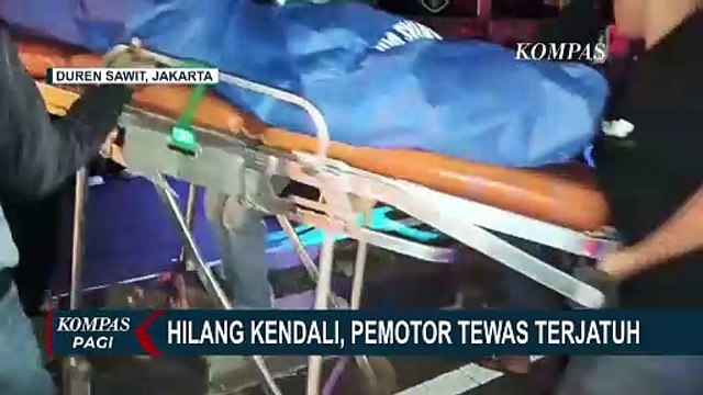 Hilang Kendali, Pengendara Motor di Duren Sawit Tewas Terjatuh