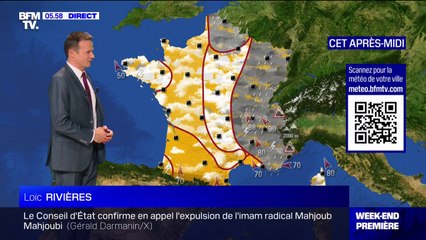 Download Video: Des pluies et des orages sur une large partie du pays ce samedi