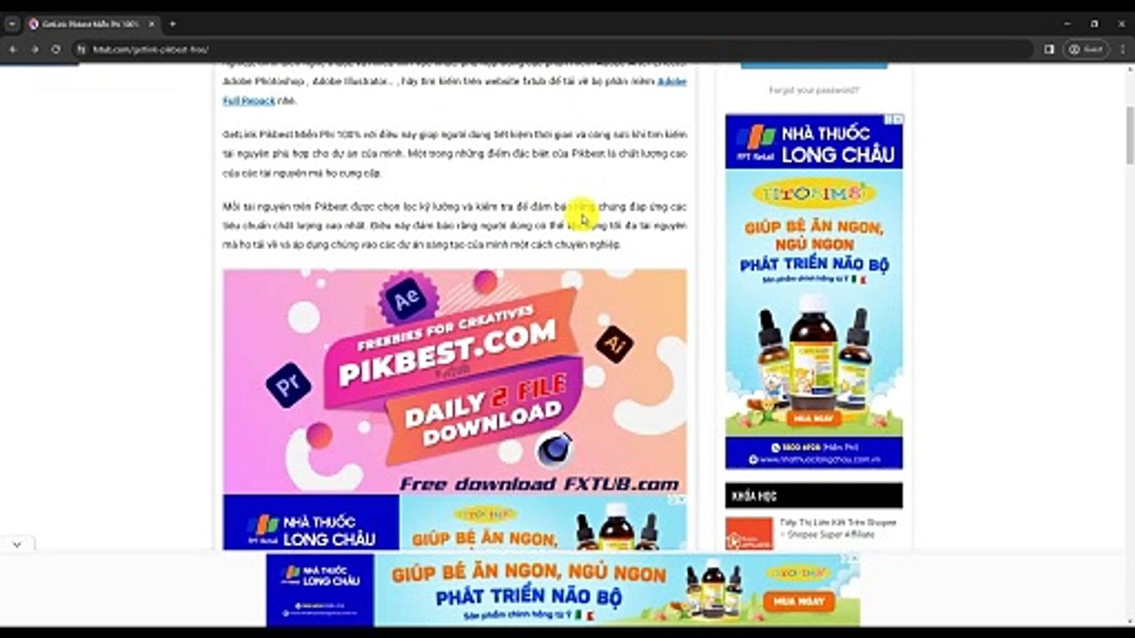GetLink Pikbest Miễn Phí