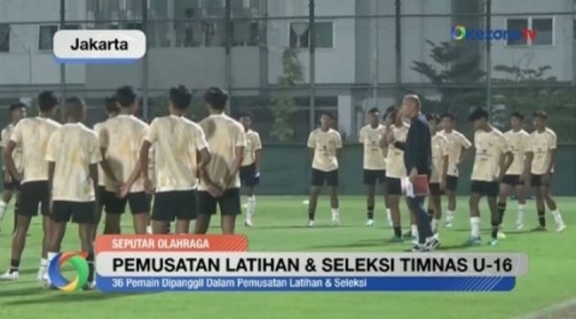 Timnas Indonesia U-16 Gelar Peusatan Latihan dan Seleksi
