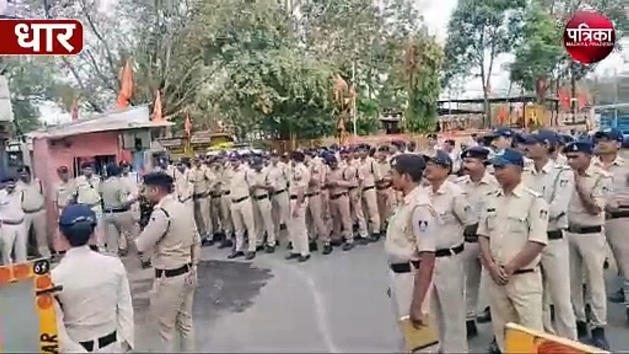 भोजशाला सर्वे का 9वां दिन, 8 बजे पहुंची टीम, भारी पुलिसबल तैनात
