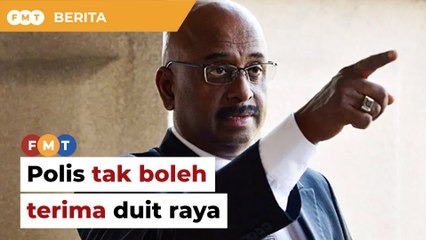 Terbuka atau senyap-senyap, polis tak boleh terima duit raya, kata peguam