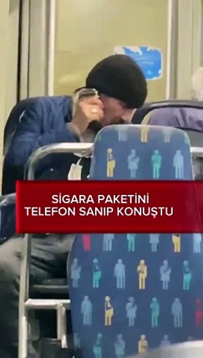 Telefon sandı, dakikalarca paketle konuştu