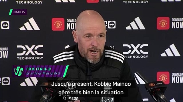 ten Hag : Mainoo gère très bien les attentes jusqu'à présent