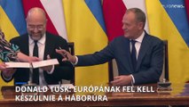 Európának fel kell készülnie a háborúra Donald Tusk szerint