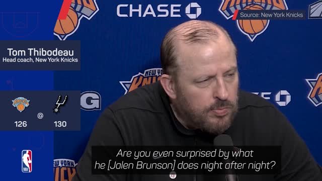 Brunson's record 61 points unsurprising for Knicks and Thibodeau