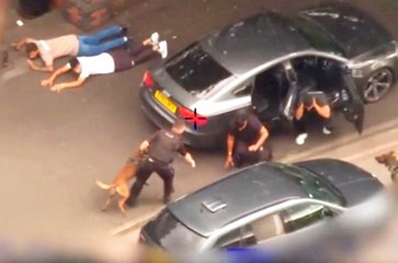 Murder of DPD driver Aurman Singh: Police footage of gang fleeing the scene & their subsequent arrest