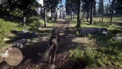 Playing red dead redemption 2