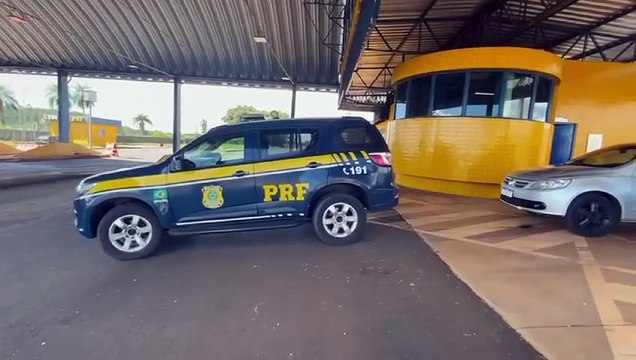 PRF apreende 280 quilos de maconha e skunk com condutor, em Francisco Alves