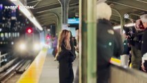 Şaşırtan anlar: Shakira New York'ta metroda böyle görüntülendi