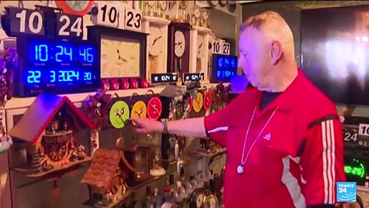 German collector turns back time as clocks go forward