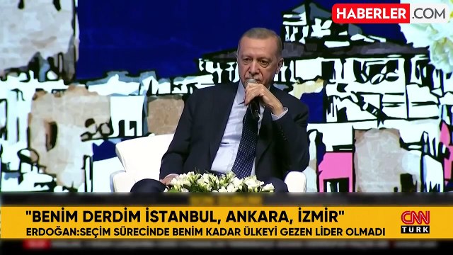 Salon Ahmet Kaya'nın şarkısıyla inledi! Cumhurbaşkanı Erdoğan'ın duygu dolu anları