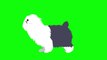 Cute Dog & Puppy - Cartoon Animation Green Screen FREE Copyright - AGS