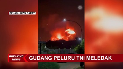 Kesaksian Warga soal Detik-Detik Ledakan Gudang Peluru TNI [BREAKING NEWS]