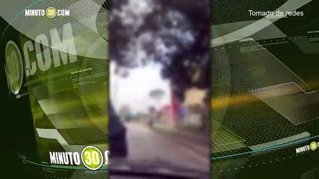 Aparatoso accidente de tránsito en el norte de Armenia