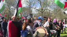 تظاهرة في لندن للمطالبة بوقف إطلاق النار في غزة