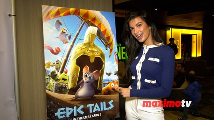 Ellie Zeiler, who voices Pattie, at the premiere of "Epic Tales" in Los Angeles