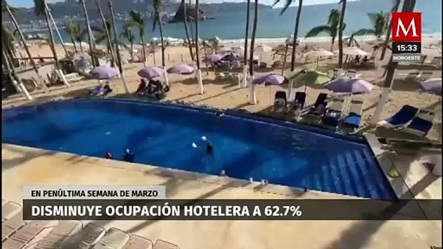 Secretaría de Turismo reporta una disminución en la ocupación hotelera a nivel nacional