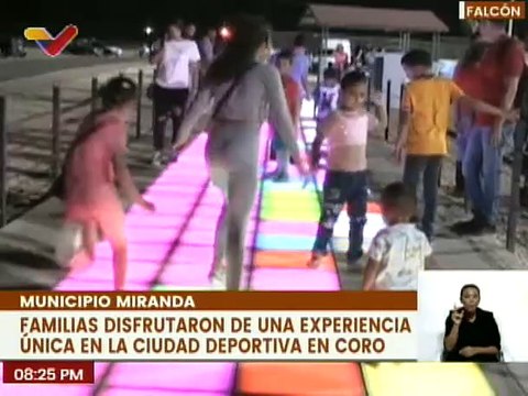 Familias disfrutan de actividades recreativas en la Ciudad Deportiva Universitaria del estado Falcón