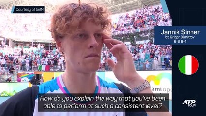 Sinner enjoying 'special' Miami Open title win